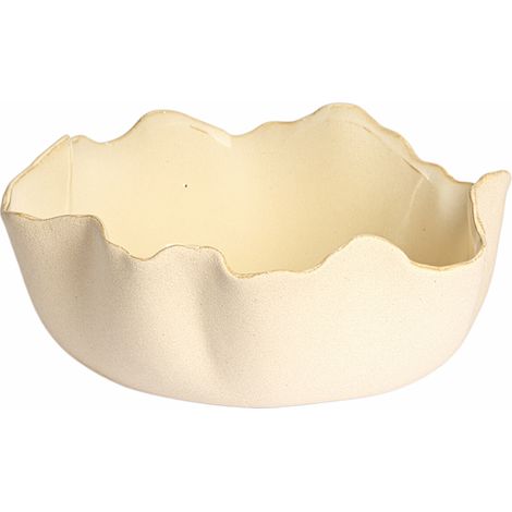 Raffinierte weiße Keramik-Schale Light & Living Gaspar (1/3)