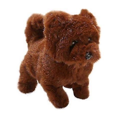 Chiot en peluche électrique qui marche et aboie - Un jouet mignon qui ressemble à un vrai chiot