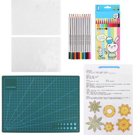 Planche de découpe A4 et feuilles thermorétractables - Kit DIY Artisanat et Fournitures Créatives (1/5)
