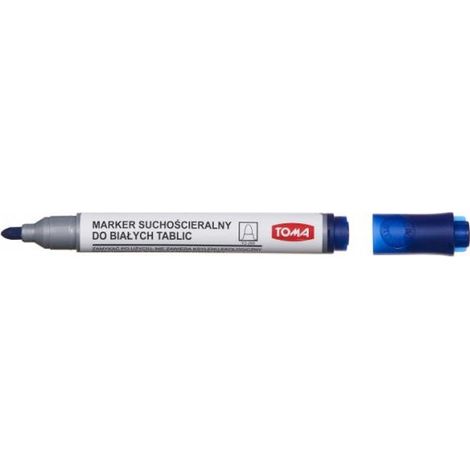 Rotulador redondo para pizarra blanca Toma, azul
