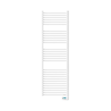 Thermor – Sèche-serviettes eau chaude 500W – Tubes ronds anticorrosion – Programmation personnalisable – Détection présence et fenêtre ouverte (1/2)
