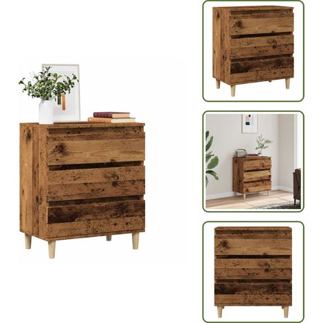 Sideboard Altholz-Optik 60x35x70 cm Holzwerkstoff - Sideboard - Sideboards - Schrank - Lagerschrank (1/5)