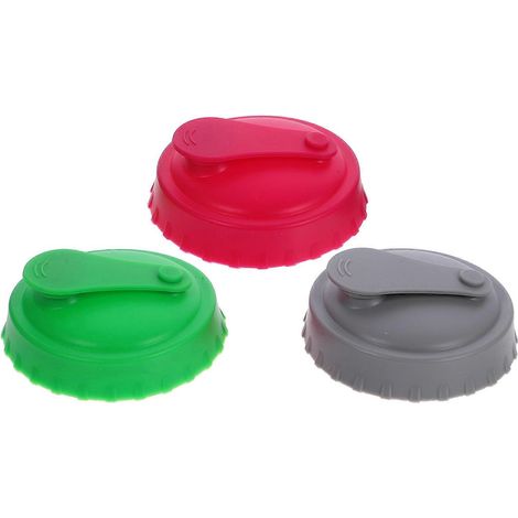 Lot de 3 bouchons étanches pour boissons en canette (1/5)