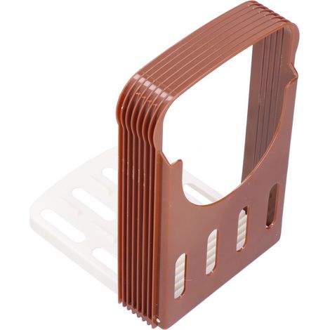 Coupe-pain pliable réglable ABS 4 épaisseurs (15-30mm), compact, alimentaire, sans BPA