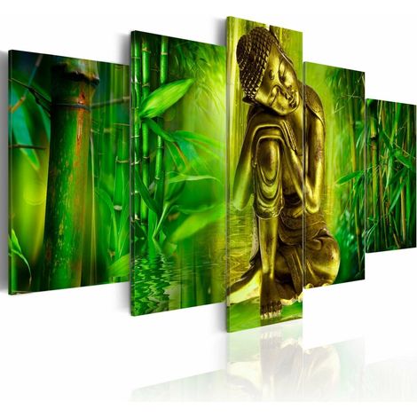 Tableau jeune bouddha - 200 x 100 cm (1/4)