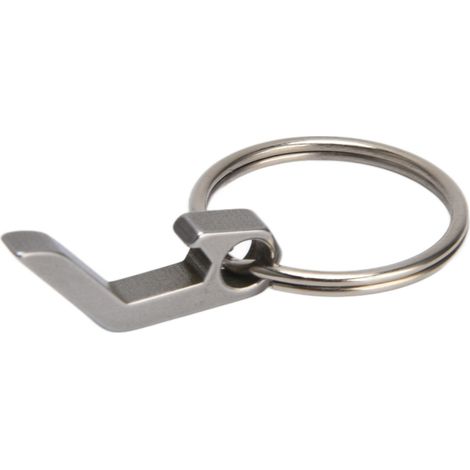 Décapsuleur porte-clés créatif en métal, accessoire de cuisine et de bar. (1/5)