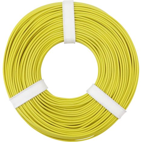 Donau Elektronik 125-053 Litze 1 x 0.25 mm² Gelb 50 m