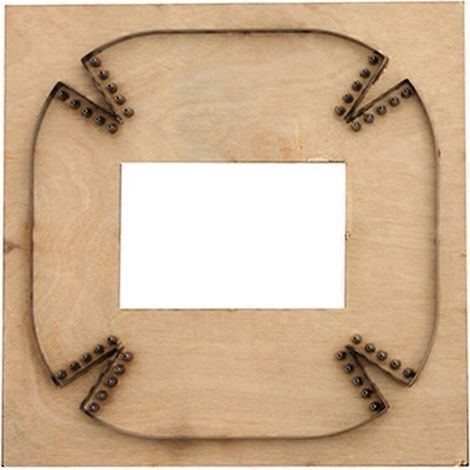Stanzform aus Stahlklingen für Holz, DIY-Lederhandwerk, Tablett-Option, Stanzform, Nähzubehör, Nähwerkzeuge, Vorlage