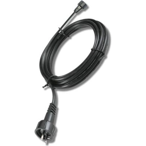 Garden Lights Verlängerungskabel für Gartenbeleuchtung, 10 m SPT-3W Kabel, 12V Außenbeleuchtung, IP44, schwarzes PVC mit Kupferleitern und Schraubanschlüssen, Plug and Play für Trafo und Hauptkabel