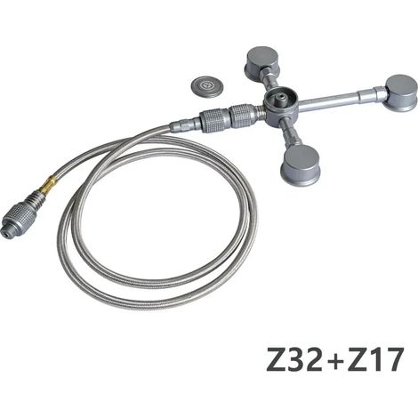 Adaptateur pour réchaud à gaz de camping 3 en 1, adaptateur butane, adaptateur de conversion de tête de cartouche de gaz, convertisseur butane en alliage d'aluminium pour réchauds de cuisine portables (1/5)