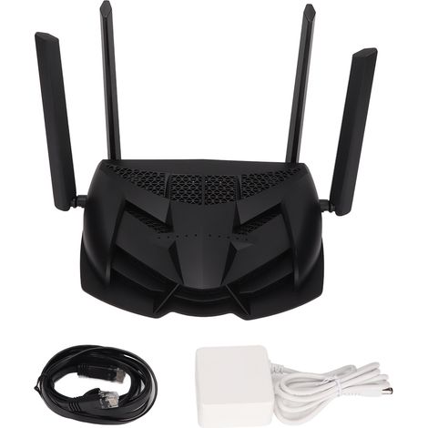 Routeur Sans Fil AC Double Bande 1200M, Contrôle de Débit Internet, 2.4GHz 5GHz, Stabilité pour Jeux, Garanties Multiples, 100-240V US (1/5)
