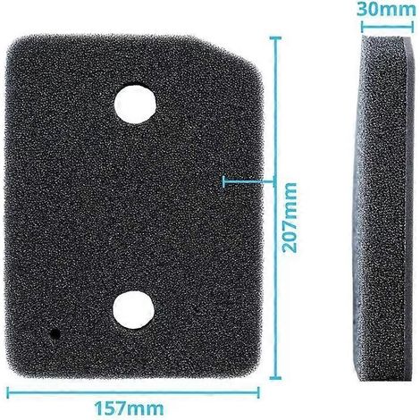 5 Schaumstofffilter für alle Miele T1 Wärmepumpentrockner, Basisfilter zum Auffangen von Flusen, Ersatzteil 9164761 (1/5)