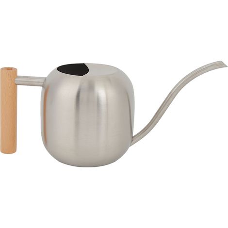 Arrosoir multifonction grande capacité avec long bec verseur pour plantes d'intérieur et d'extérieur, 1200 ml, argent (1/5)