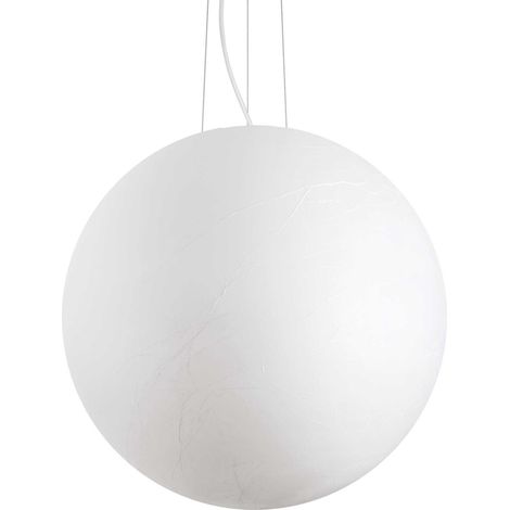 Ideal Lux CARTA Globe Pendelleuchte Weiß (1/2)