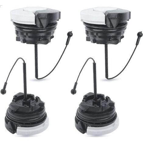 Bouchon d'essence et Bouchon pour Stihl Tronçonneuse Débroussailleuse MS200 MS171 MS181 MS360 MS210 MS230 MS240 MS250 MS260 MS192 MS211 Bouchon d'huile 4pcs (1/4)