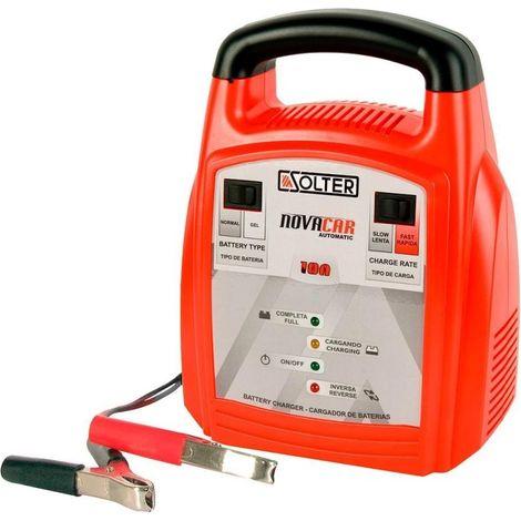 Cargador bateria auto 010a autom 12v bat120a novacar solter (1/2)