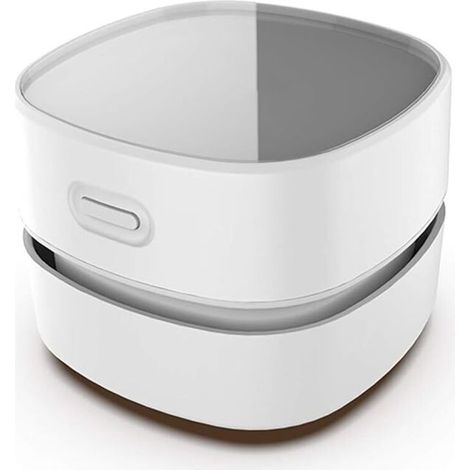 Mini Aspirateur De Poche, Petit Nettoyant Carré Pour éliminer La Poussière, Les Débris Alimentaires, Les Cheveux Ou La Perte De Cheveux Pour Animaux De Compagnie, Etc., Aspirateur De Voit(Color:blanc) (1/5)