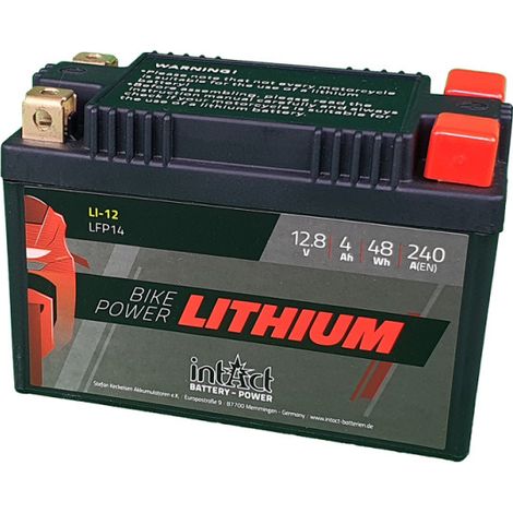 Batterie moto POWER BIKE Lithium LFP14 12.8v 4AH 240A
