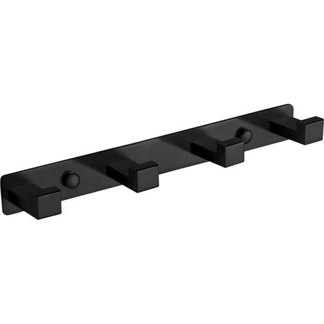 Mexen gancho cuádruple para toallas, negro - 709264-70 (1/2)
