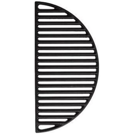 Grille de barbecue émaillée, grille de barbecue semi - circulaire en fonte, outil de barbecue, 46.7 1.5 cm (1/4)