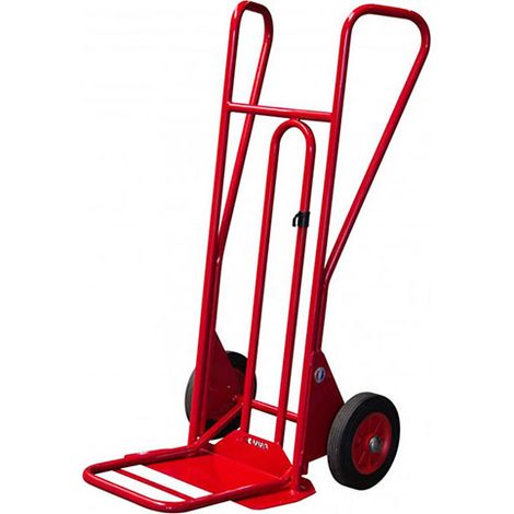 Diable bavette pliante et fixe 250kg - Roues caoutchouc - 810212020