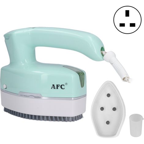 Mini machine à repasser 2 en 1 1500W, 3 niveaux réglables, grand réservoir 5 puits, fer à vapeur pulvérisation 220V prise UK (1/5)
