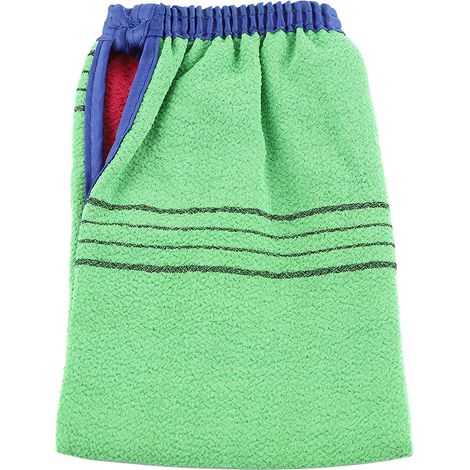 Gant exfoliant double face pour le corps, lingette nettoyante pour la douche et le bain, accessoire de bain (1/5)