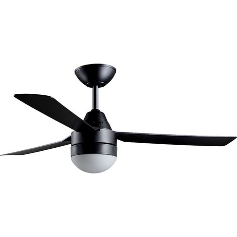 Ceiling Fan Megara Black with Light & Remote
