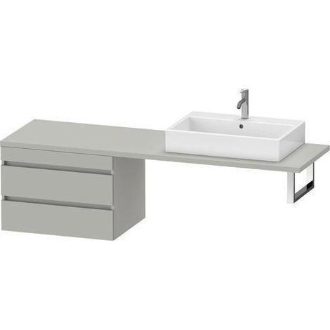 Console DURASTYLE 512x700x548mm chêne noir/blanc mat