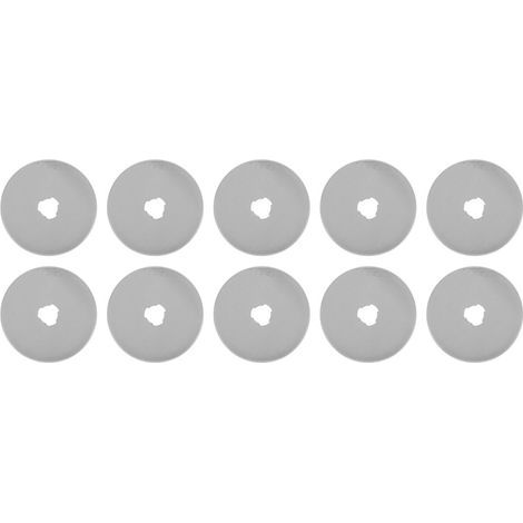 10-teiliges Ersatzset für runde Messerklingen, Rollenrad, Zubehör für Rotationshandwerkzeuge, 45 mm (1/5)