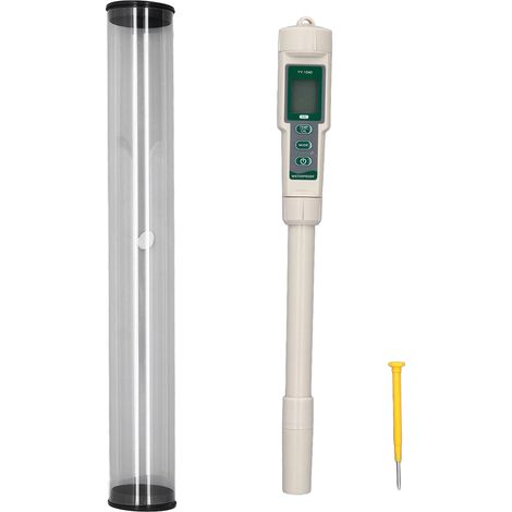 Testeur Qualité Eau 4 en 1 pH EC TDS Température Stylo Numérique Haute Précision Sonde Verre pour Aquarium Piscine Hydroponie (1/5)