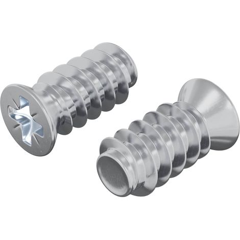Screw 2 pcs Silver M6 x 12 mm Iron vidaXL