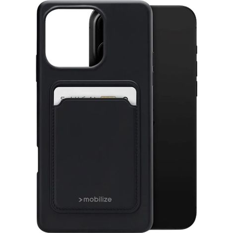 Mobilize Cardcase TPU Back Cover Negro Apple iPhone 16 Pro Max