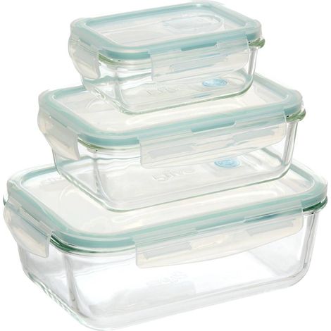 3 grandes cajas rectangulares de cristal clipeat - 5five (1/5)
