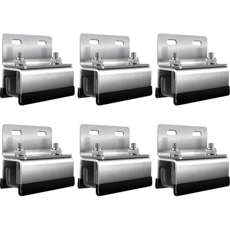 Kits de Montage Roof Rack, Lot de 6 Supports à tête Champignon en Acier Inoxydable 304, adapté Panneaux solaires, Yachts, Camping-Cars, Compatible ProMaster, Boxer, Ducato, Jumper (1/5)
