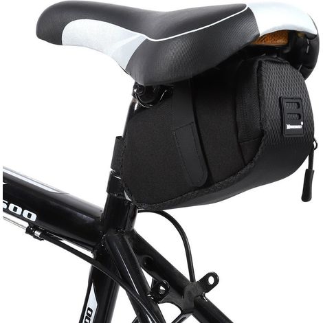 Piccola borsa da sella per bicicletta 0,6 l nera (1/5)