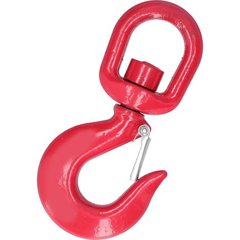 Crochet de grue de type américain de 3 tonnes, rotation à 360°, accessoires de levage, limite de charge de travail de 12 tonnes (1/5)