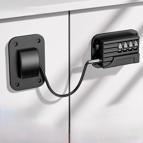 Refrigerator Safety Lock - Numeric Combination For Windows, Cabinets and Drawers - Clamp Fixing (1/5)