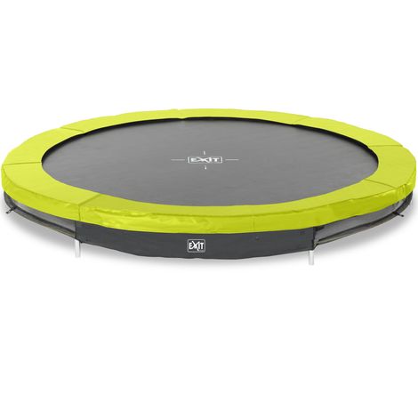 EXIT Silhouette ground sports trampoline 10ft - green