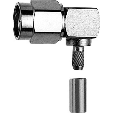 Telegärtner 100024661 100024661 SMA-Reverse-Steckverbinder Stecker, gewinkelt 50 Ω 1 St.