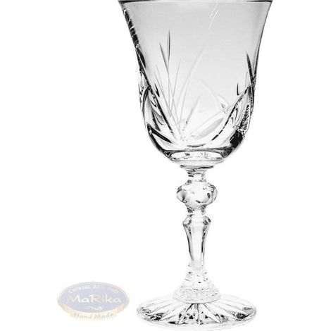 Copas de vino de cristal de 220 ml Frozen Leaf (1/3)