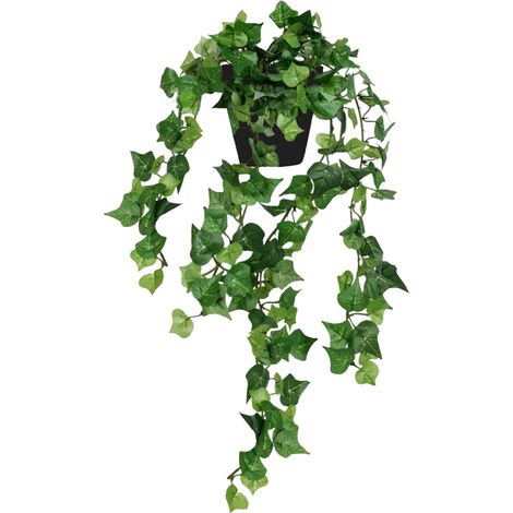 Ghirlanda di piante sospese in vaso con edera artificiale, 90 cm (1/5)