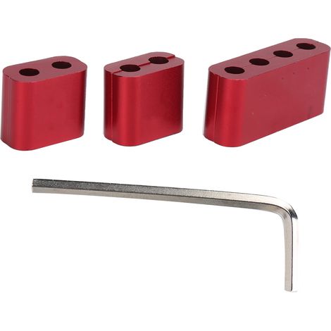3 séparateurs de câbles de bougies d'allumage avec clips en alliage d'aluminium, adaptés aux câbles d'allumage de 7 mm/8 mm. (1/5)