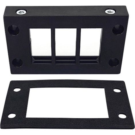 TRU COMPONENTS DVK 10/6 Barrette d'entrée de câble Ø max. des bornes 16 mm Polyamide noir 1 pc(s) (1/2)