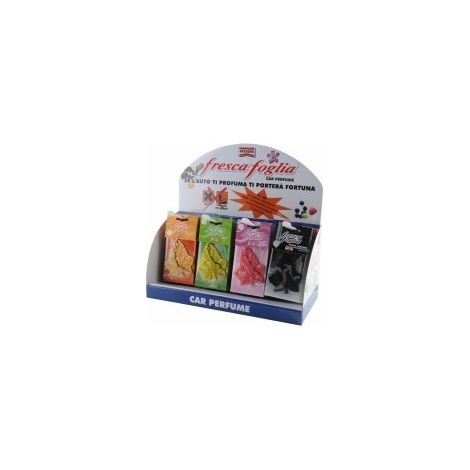 PROFUMATORE 'FRESCA FOGLIA CLASSIC' ESPOSITORE DA BANCO AREXONS 48 pezzi
