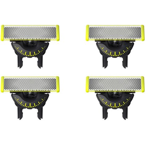 Lama di ricambio rasoio Philips QP440-50 a doppia faccia per OneBlade Argento 4pz (1/2)