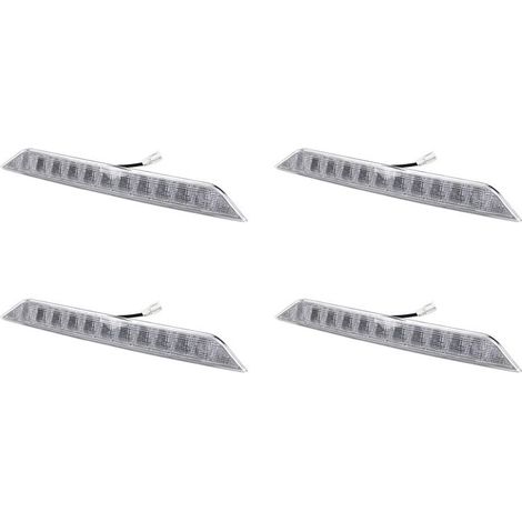 Cuatro luces de freno traseras blancas de montaje alto para Nissan X-Trail T31 (modelos 2008-2013), luces de freno traseras LED, modelo 26590-JG00F