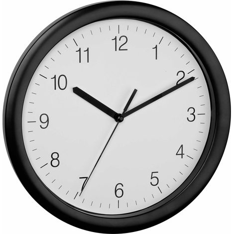 Horloge murale à quartz Ku.black D.254mm 1,5 V chiffres TFA (1/4)