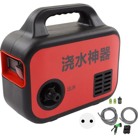 Pompe à eau sans fil rechargeable 110-240V avec tuyau de 5m pour irrigation, prise UE (1/5)