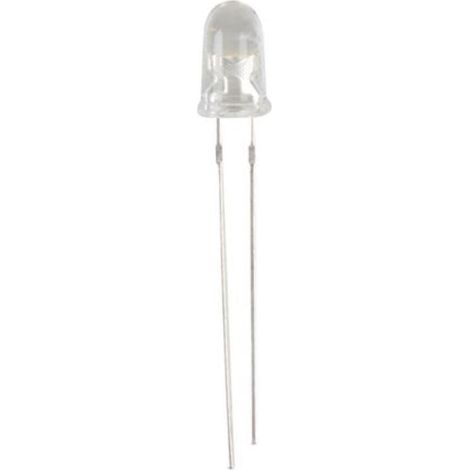 LED BLANCHE 5 mm - TRANSPARENT